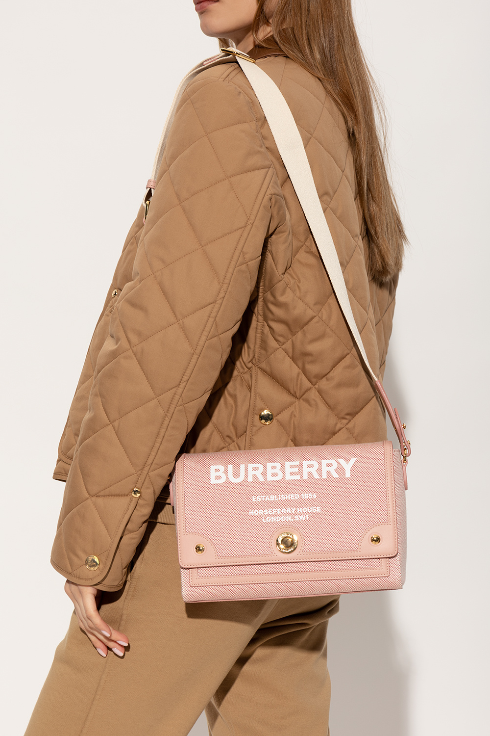 Burberry bag pink sale